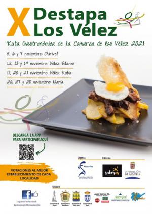 ‘Sabores Almería’ impulsa la X edición de la ruta gastronómica ‘Destapa Los Vélez’