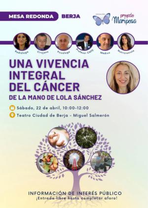 El Teatro de Berja albergará una mesa sobre el cáncer