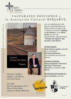 José Sarría presenta su libro de poemas Tiempos de Espera