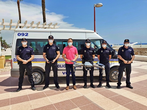 La Policía Local de Vera incorporan un dron a su dotación