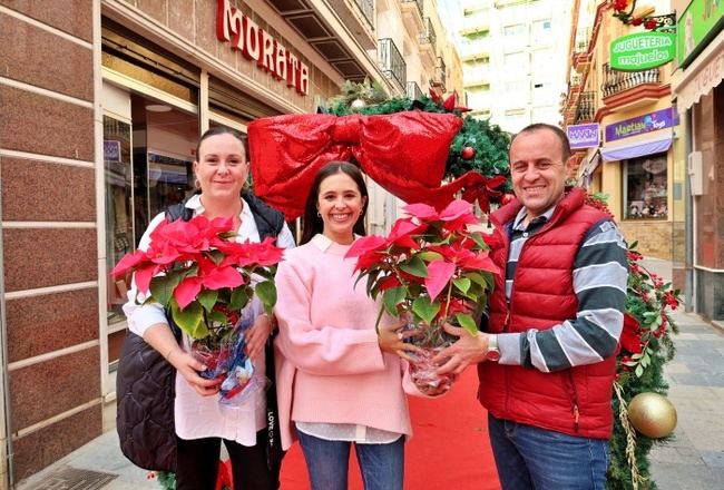 Pascueros de Navidad para embellecer los comercios de Vera