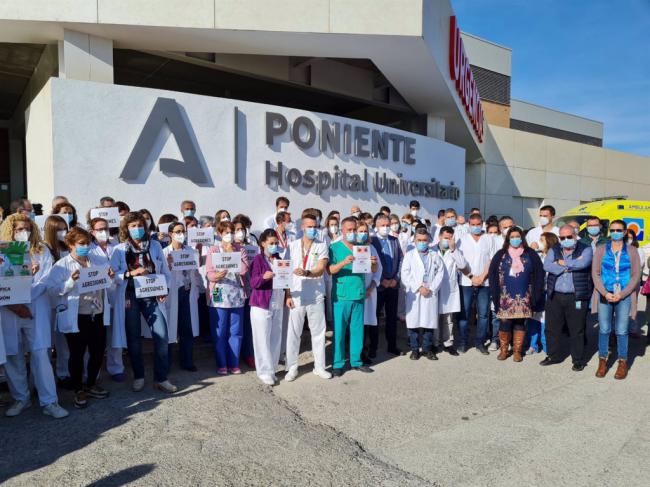 Apoyo a los pediatras agredidos en Urgencias del Hospital de Poniente