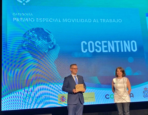 La estrategia de movilidad sostenible de Cosentino, premiada en I Edición de los Premios Nacionales de Movilidad