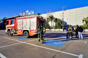 Simulacro de evacuación en el Centro Comercial Gran Plaza