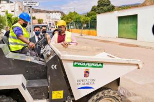 Diputación refuerza la formación a 180 trabajadores del PFEA en uso de dúmpers