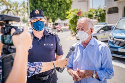 La Policía Local de Roquetas ya tiene otros tres vehículos más