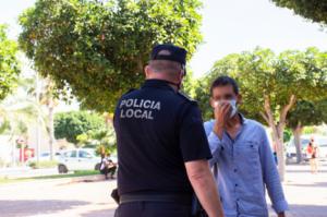 83 denuncias en Níjar por no utilizar mascarilla en lugares públicos