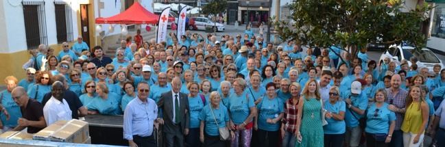 300 mayores en el I Maratón de Caminar de la Virgen del Rosario