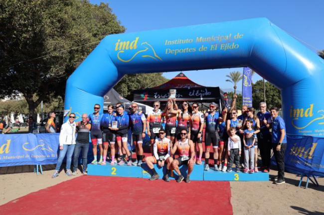 210 deportistas en la II edición del Duatlón Contrarreloj por Equipos El Ejido