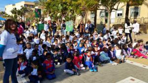 Abecedario De La Paz, Cuentacuentos, Canciones Y Carrera Solidaria, En El 'Día Escolar De La Paz' de Vícar