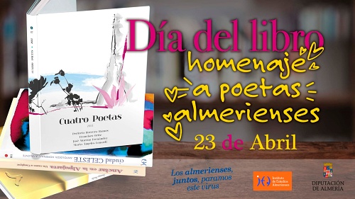 Diputación celebra el Día del Libro con un homenaje virtual a los poetas almerienses