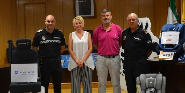 Smart Baby y Bebé Confort donan numeroso material al Gabinete de Educación Vial para la formación en seguridad infantil