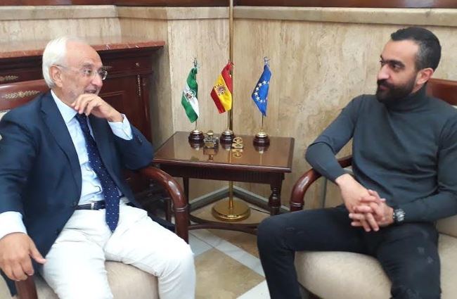 El subdelegado se reúne con el director general de la U.D. Almería