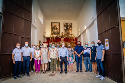 Puertas abiertas para visitar al Cristo del Mar en su Casa de Hermandad