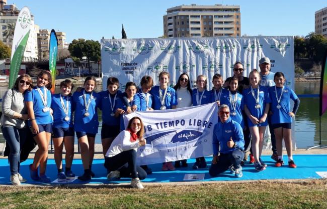 El Club Tiempo Libre El Ejido gana en las categorías inferiores el segundo asalto XXII Copa Andalucía de Remo