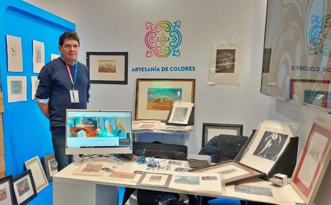 El Maestro Artesano almeriense Emilio Pérez en Fitur