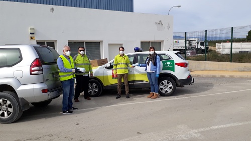 Protección Civil entrega mascarillas al Consorcio Almanzora-Levante-Vélez