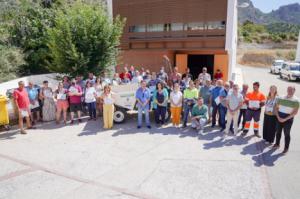 Diputación entrega en Urrácal los diplomas del curso de formación en dumpers