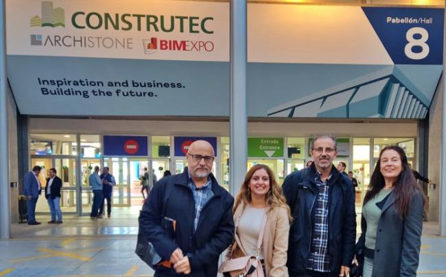 El CRN de Piedra Natural Escuela del Mármol visita la Feria Construtec en Madrid