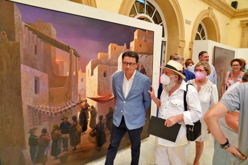 El pintor internacional Clemente Gérez expone en Diputación lo mejor de su obra