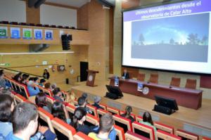 Estudiantes conocen los descubrimientos del Observatorio de Calar Alto