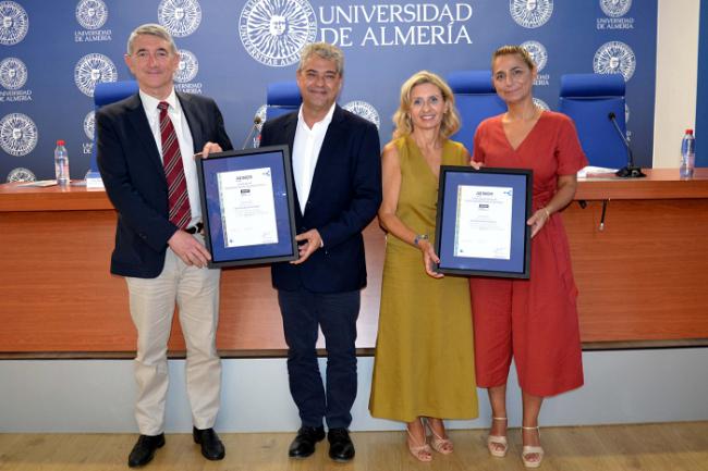 La UAL obtiene la certificación de Igualdad de Género y Retributiva de AENOR