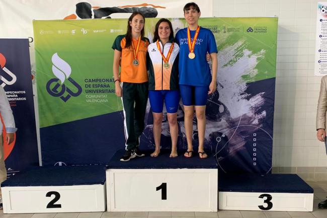 Rosana Vita y Juanma Fernández elevan a cinco las medallas de la UAL en los CEU