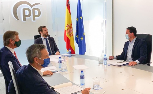 Javier A. García participa en la reunión de la Vicesecretaría de Política Territorial con Pablo Casado