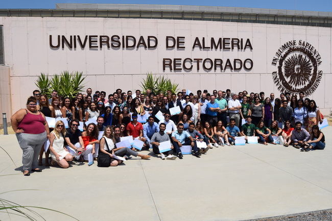 Más de 200 estudiantes internacionales finalizan su formación estival en la UAL