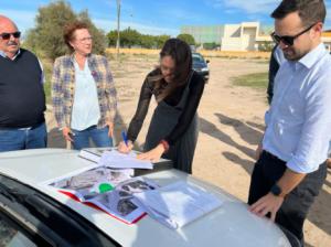 Comienzan las obras de Garrucha para la nueva glorieta en la carretera A-370