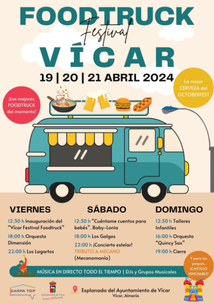 Vícar acogerá de nuevo el Foodtruck Festival