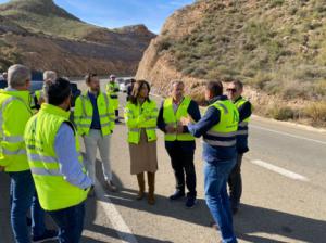 Fomento finaliza las obras de emergencia de la A-1205 en Pulpí