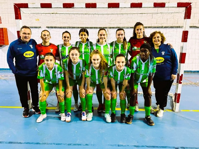 Las Norias CF, los brotes ‘verdiblancos’ del fútbol sala femenino almeriense