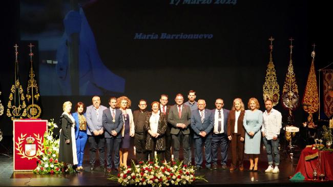 María Barrionuevo pronuncia un pregón de Semana Santa en Berja