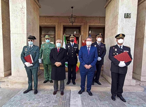 Policía, Legión y Guardia Civil reciben un homenaje el Día de la Constitución