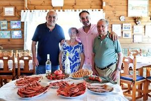 Y la estrella del menú es... la Gamba Roja de Almería