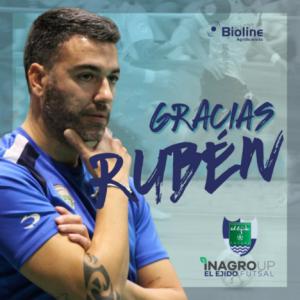 Rubén Roncero no continuará en el CD El Ejido Futsal