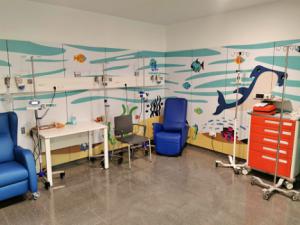 El mar llega al Hospital de Día Oncológico del Materno Infantil Torrecárdenas