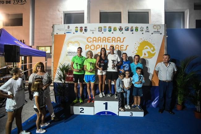 Más de 270 participantes participan en Tíjola en el Circuito de Carreras Populares