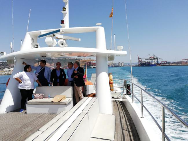 Caicedo pone en valor los puertos de Almería y Carboneras en el Salón de la Logística de Barcelona