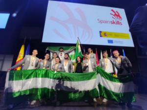 Andalucía es la comunidad con más medallas en el Campeonato Nacional de FP SpainsKills 2024