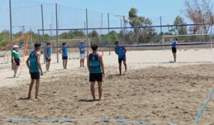 Cadete masculino del C.V. Vera se lleva la plata en vóley playa