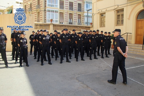 44 agentes más de Policía Nacional en Almería y El Ejido