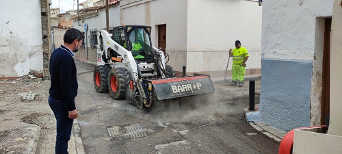 Asfaltado especial tras las últimas lluvias en Huércal Overa
 