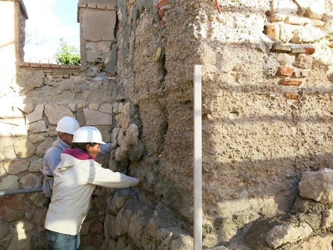 Acaban las obras de conservación en el ‘Bastión Sur’ de la Alcazaba