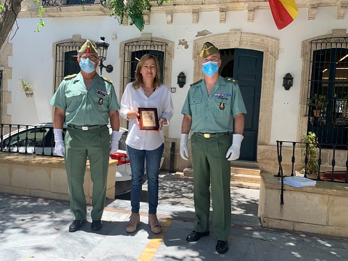 La Legión agradece a Níjar la acogida a la Unidad de Artillería durante el confinamiento