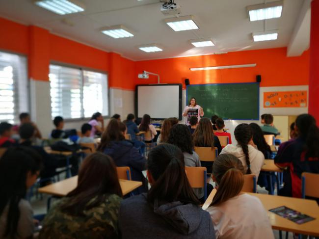 Los jóvenes de Níjar protagonizan los actos del Día Internacional contra el machismo