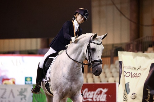 La amazona roquetera Iciar Sánchez y su caballo Coco XII campeones en SICAB 2020