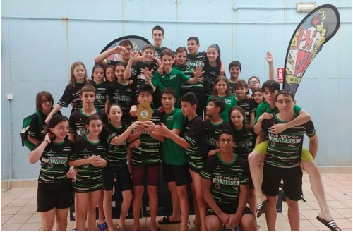 Los más pequeños del Club Natación Almería campeones del Circuito Provincial