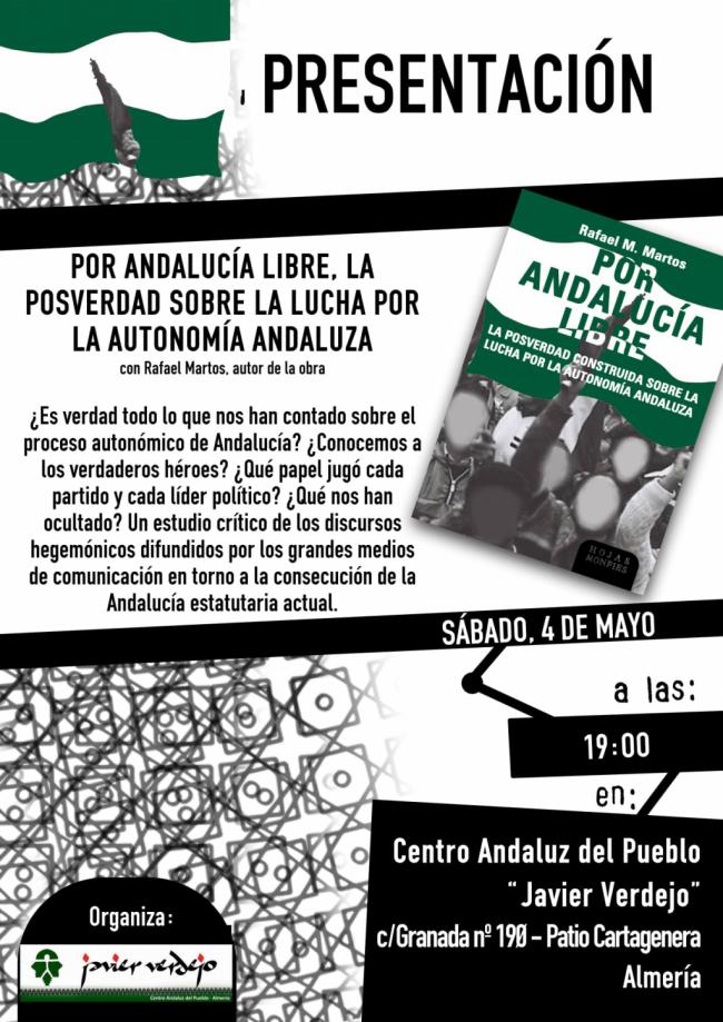 El CAP Javier Verdejo acoge la presentación de 'Por Andalucía Libre'